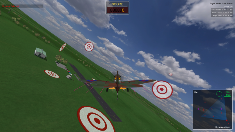 Image of the bomb drop screen shot.
